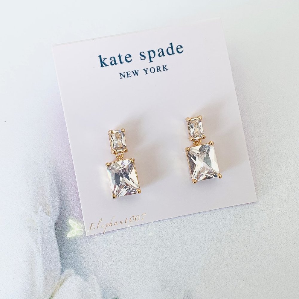 Kate Spade earrings crystal pendant earrings